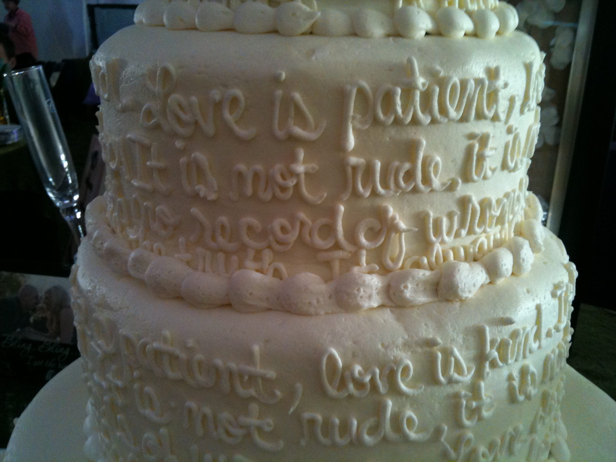 love cake closeup